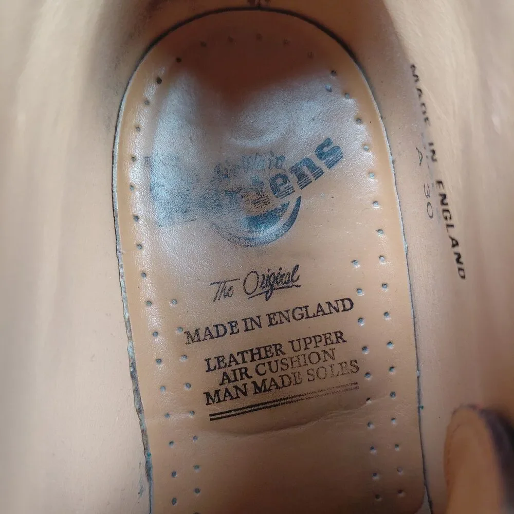 Doc Dr Martens 8074 Boots Unisex UK 6 US M 7 W 8 Brown Leather Made In England